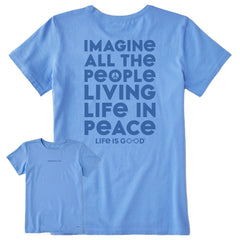 Women's Imagine All The People Short Sleeve Tee