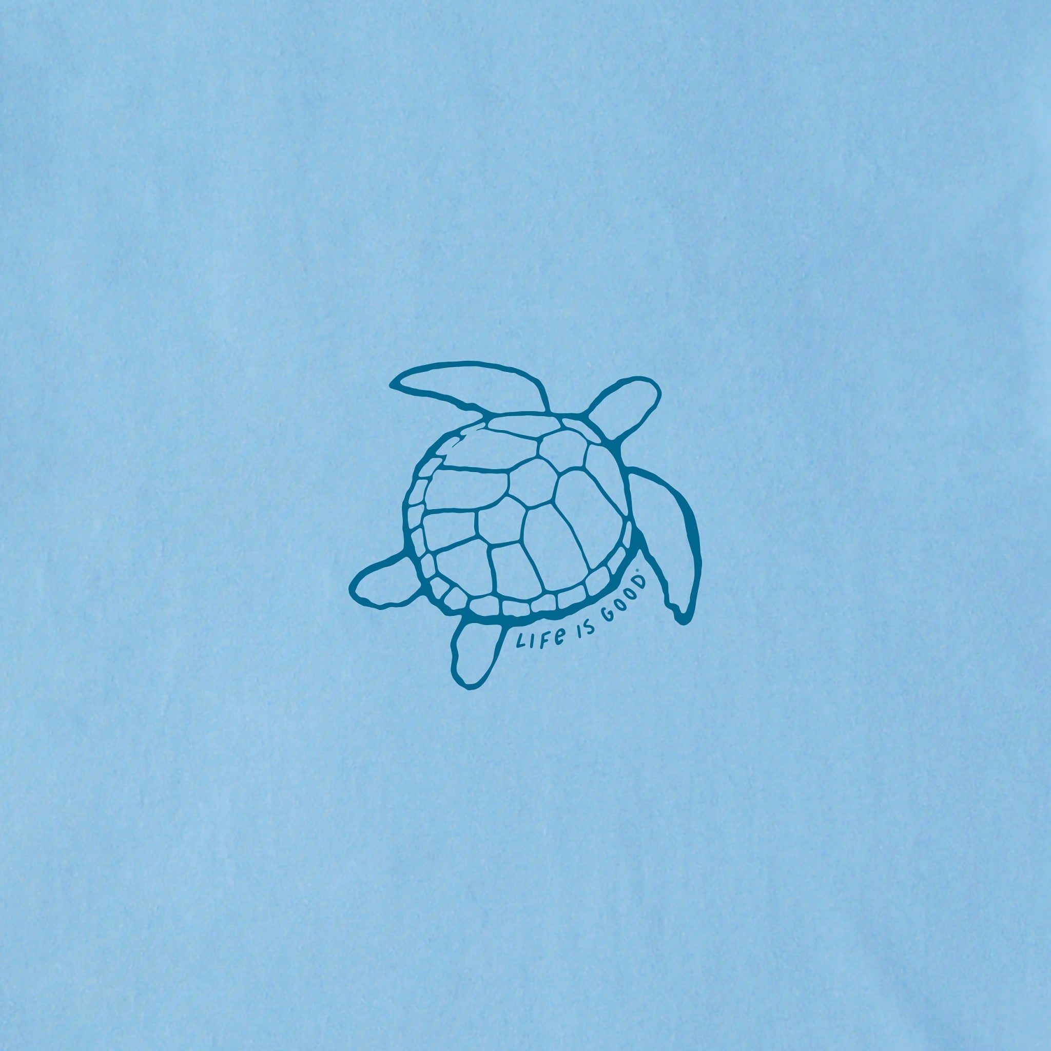 Men's Macro Micro Sea Turtle Oceanscape Short Sleeve Crusher Tee