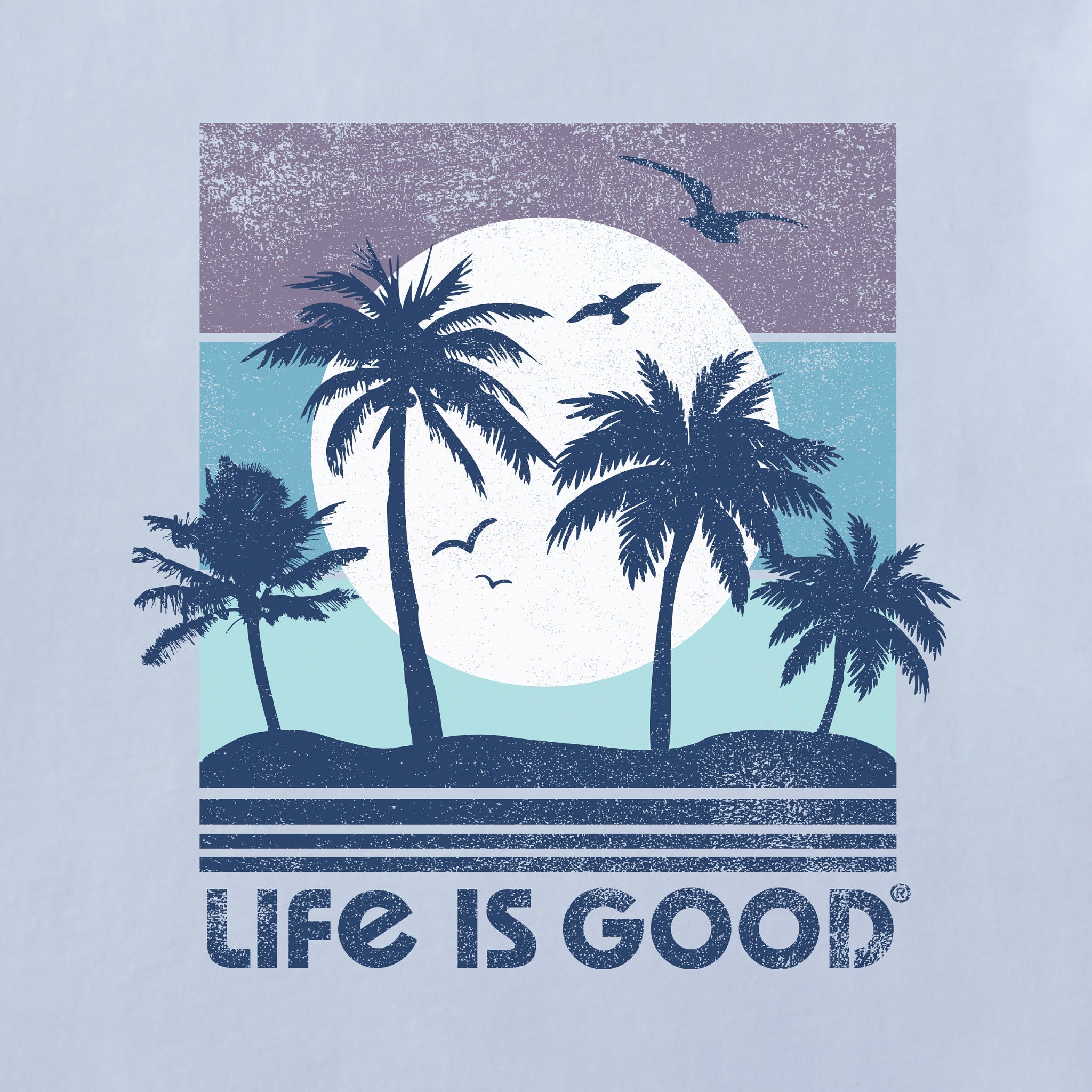 Men's Beachy Palms Short Sleeve Crusher Tee