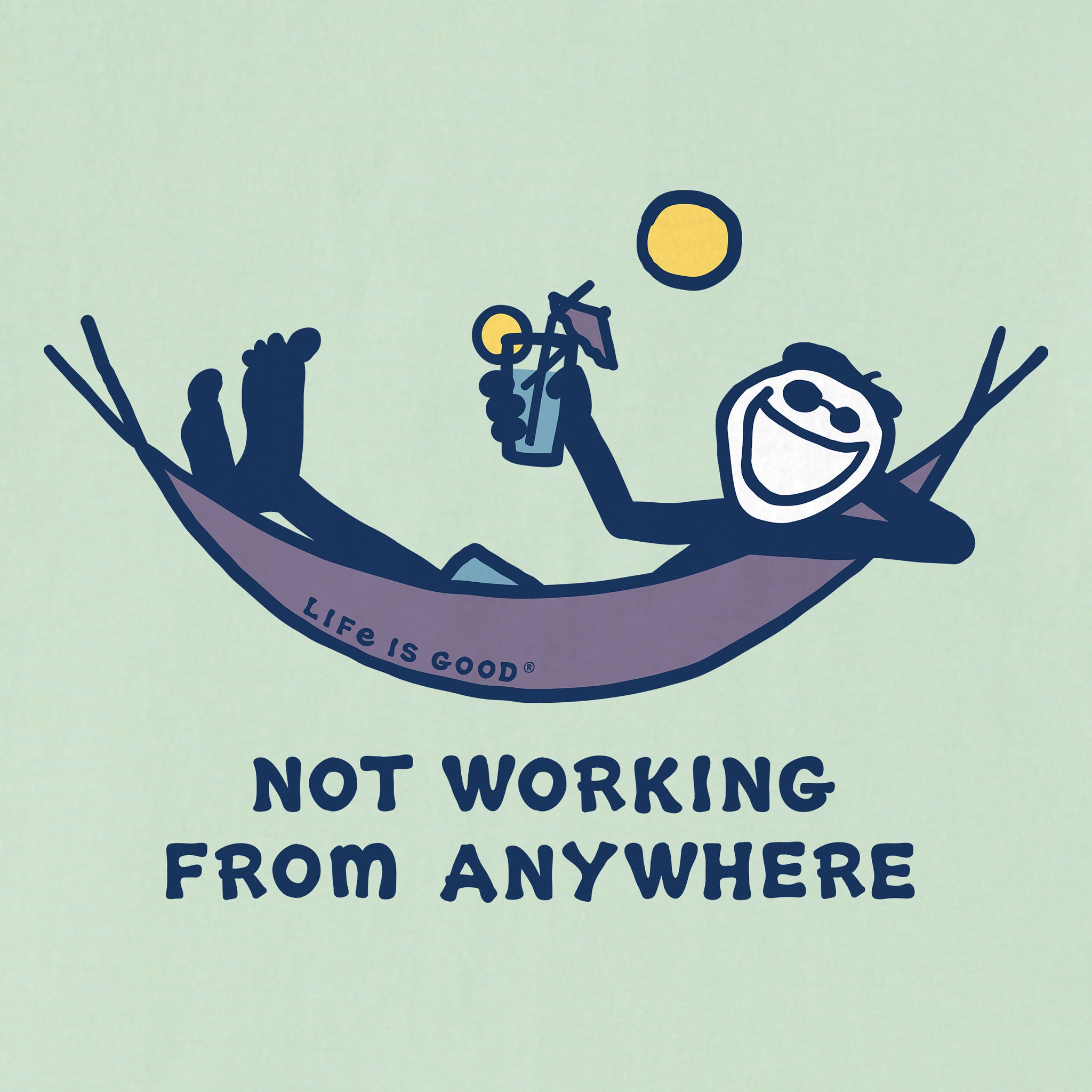 Men's Jake Not Working Hammock Short Sleeve Tee