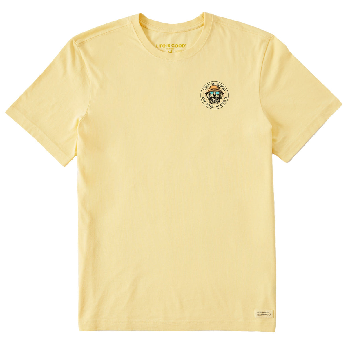 Men's On the Water Bucket Dog Short Sleeve Crusher Tee