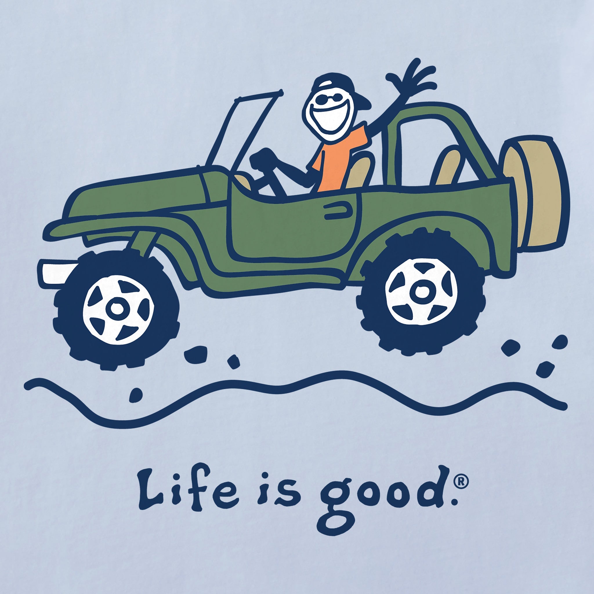 Men's Offroad Jake Short Sleeve Crusher Tee