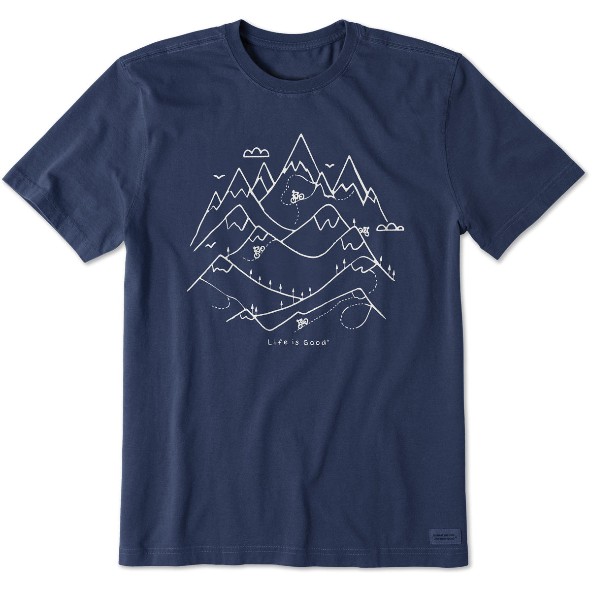 Men's Mountain Bikers Short Sleeve Crusher Tee