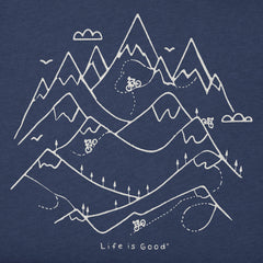 Men's Mountain Bikers Short Sleeve Crusher Tee