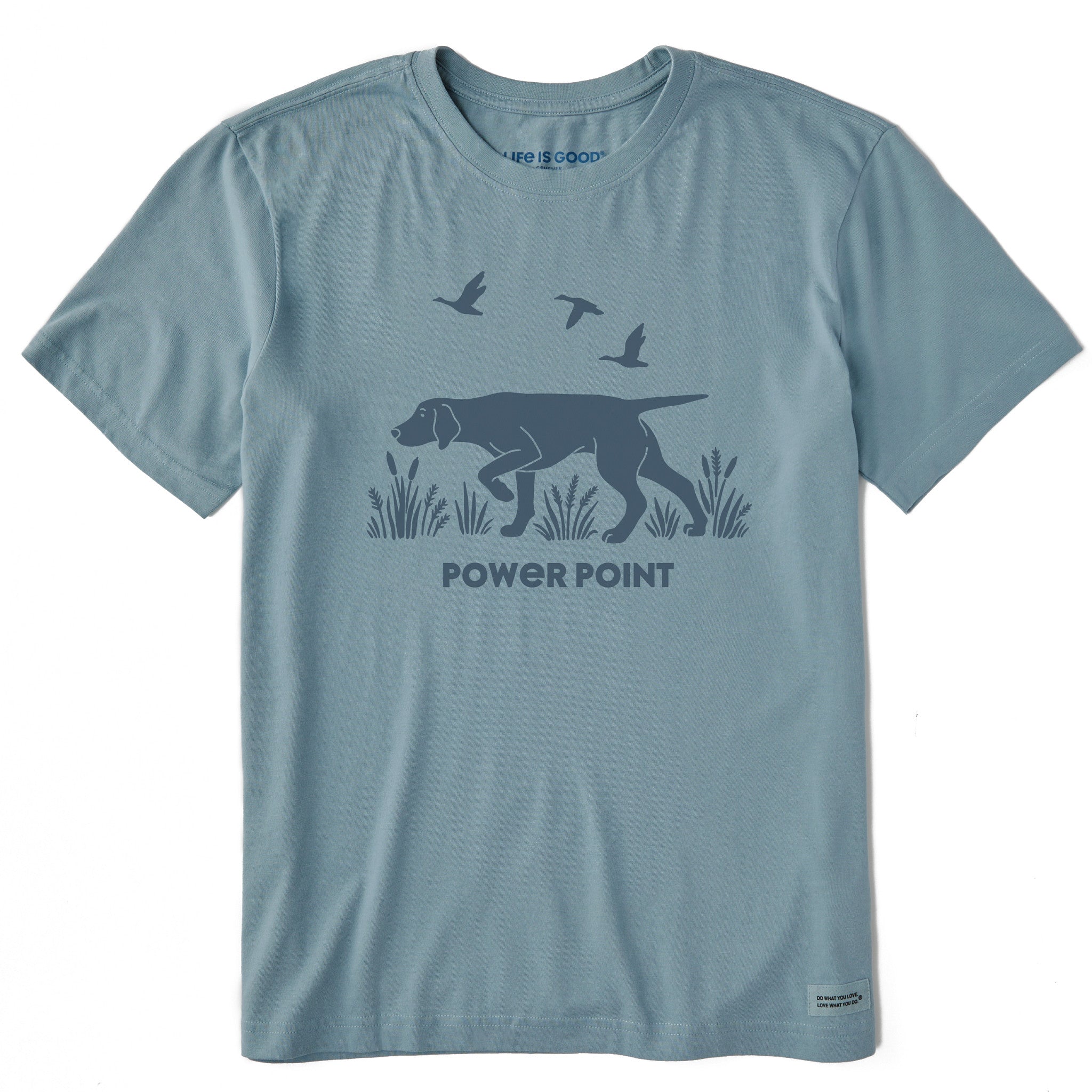 Men's Power Point Hunting Dog Short Sleeve Crusher Tee
