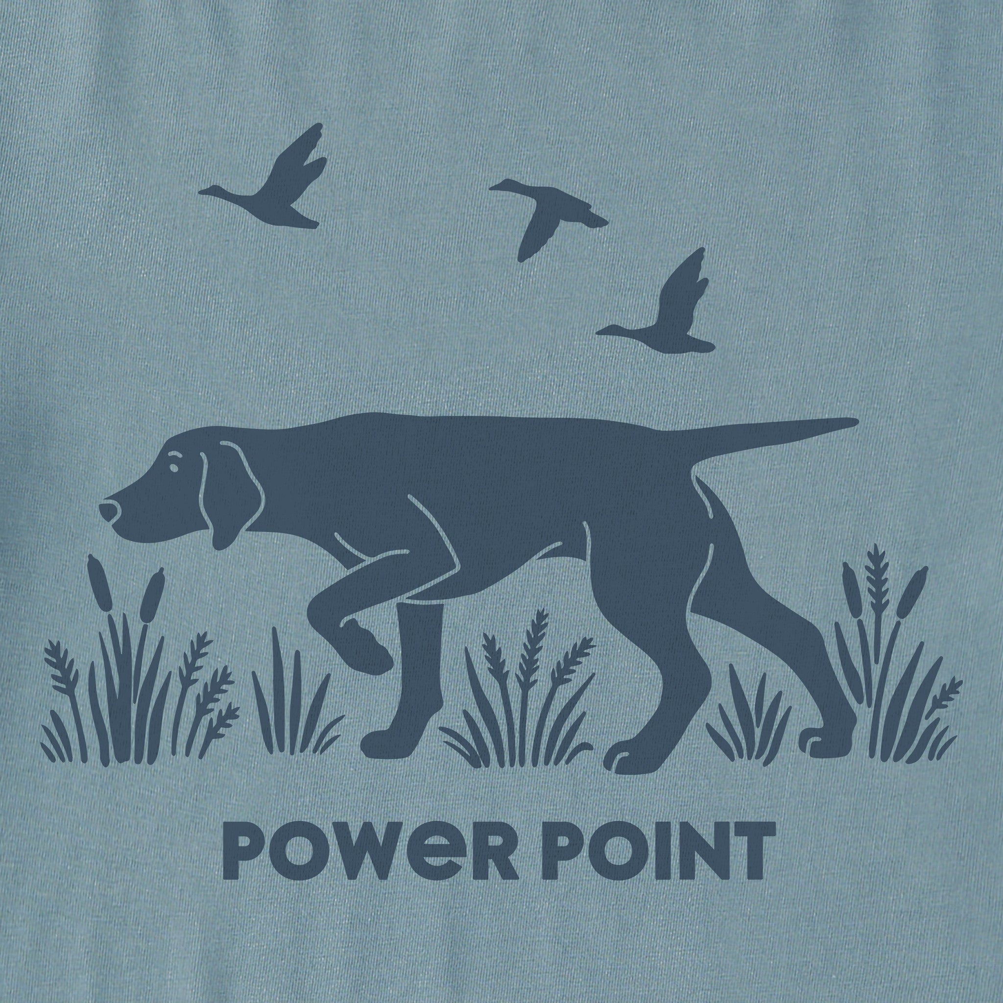 Men's Power Point Hunting Dog Short Sleeve Crusher Tee
