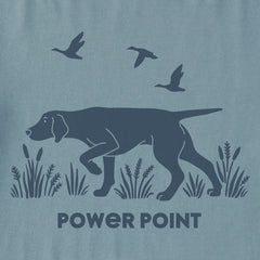 Men's Power Point Hunting Dog Short Sleeve Crusher Tee