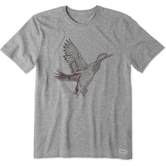 Men's Duck in Flight Short Sleeve Crusher Tee