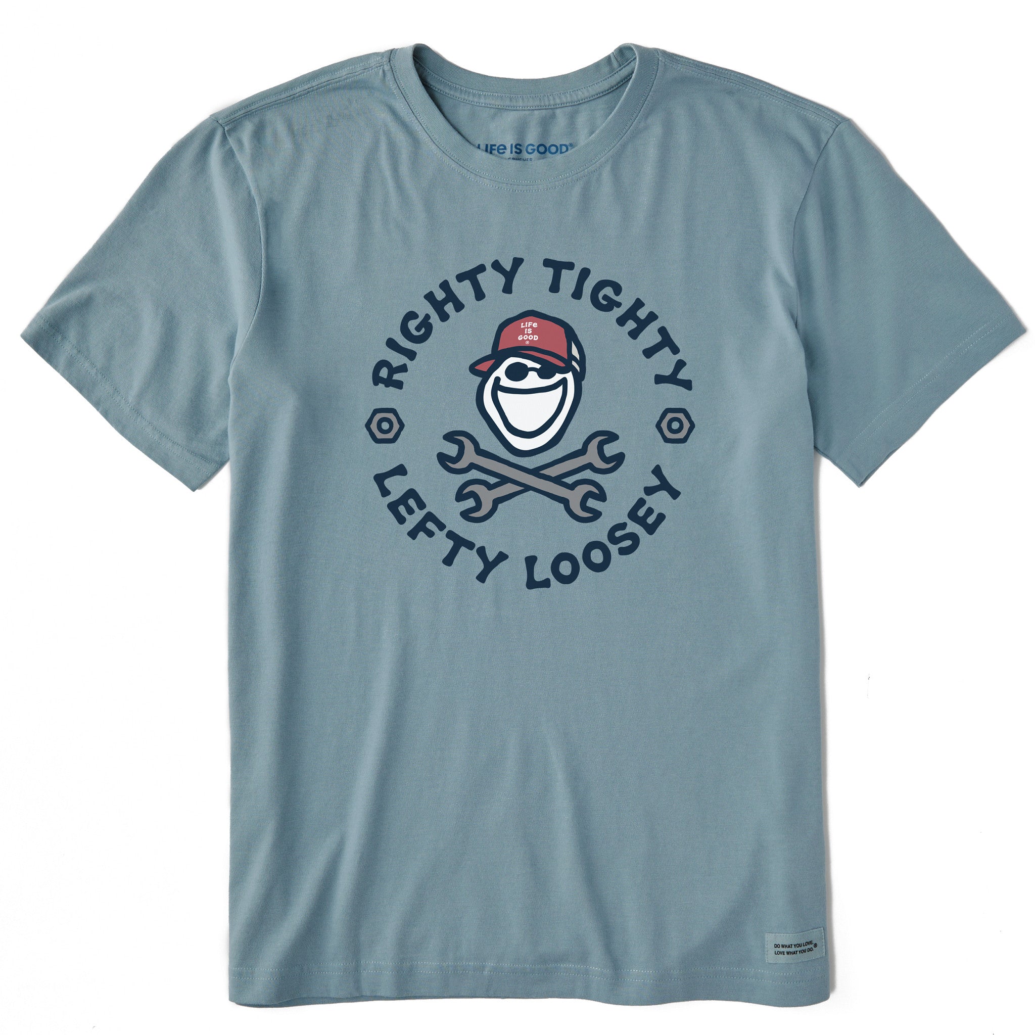 Men's Righty Tighty Lefty Loosey Short Sleeve Crusher Tee