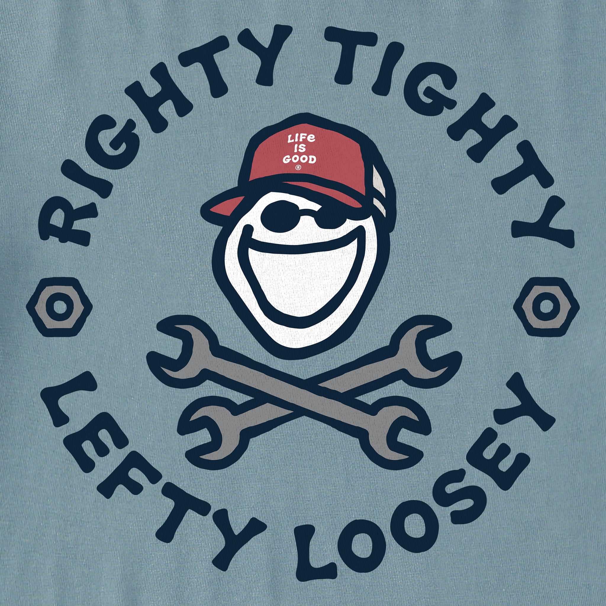 Men's Righty Tighty Lefty Loosey Short Sleeve Crusher Tee