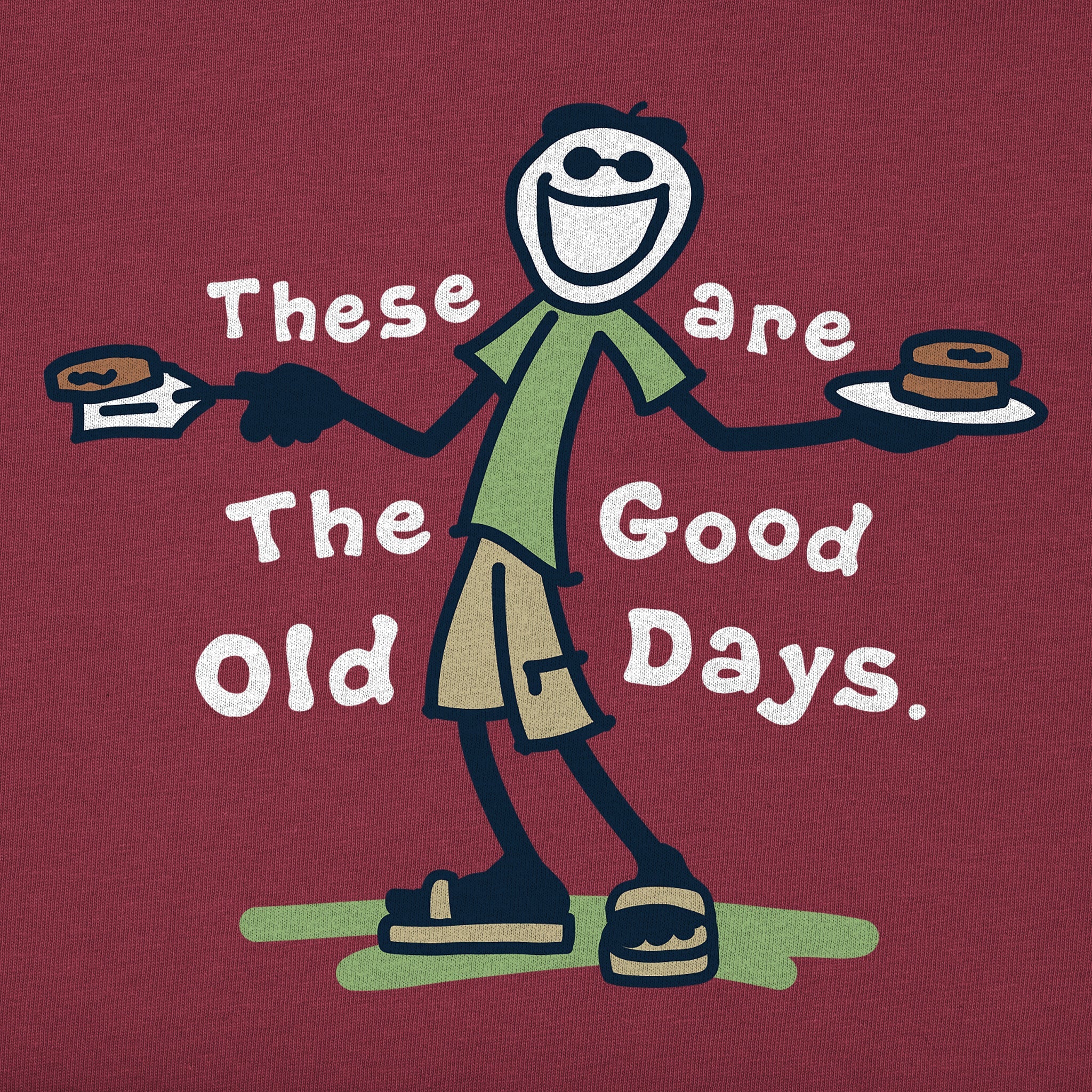 Men's Old Days Jake Short Sleeve Crusher Tee