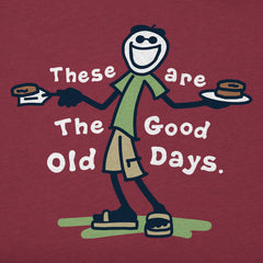 Men's Old Days Jake Short Sleeve Crusher Tee