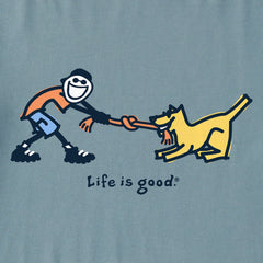 Men's Jake & Rocket Tug of War Long Sleeve Crusher Tee