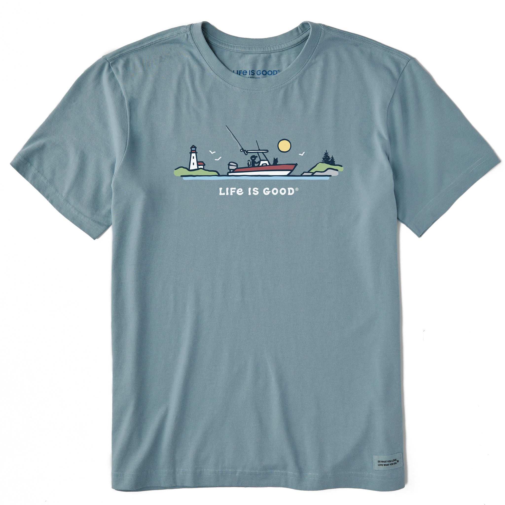Men's Fishing Boat Vista Short Sleeve Tee