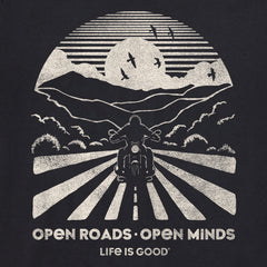 Men's Open Roads  Motorcycle Short Sleeve Crusher-LITE Tee