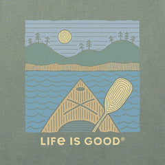 Men's Woodblock Kayak Short Sleeve Tee