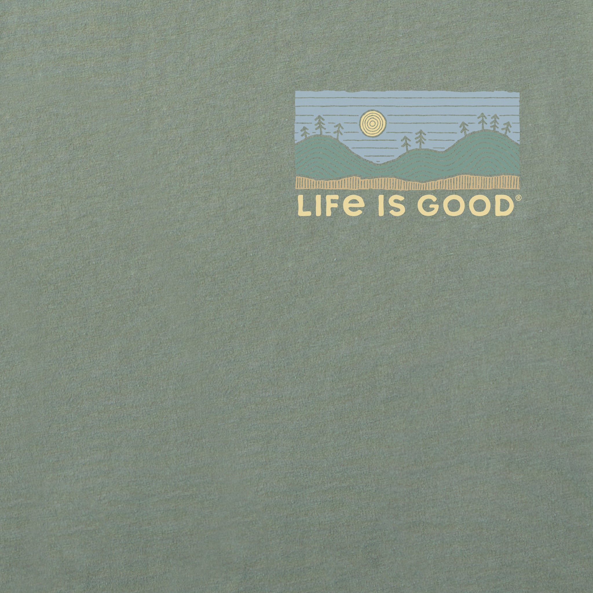 Men's Woodblock Kayak Short Sleeve Tee