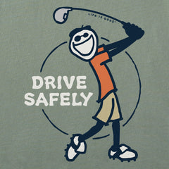 Men's Jake Golf Drive Safely Short Sleeve Crusher-LITE Tee