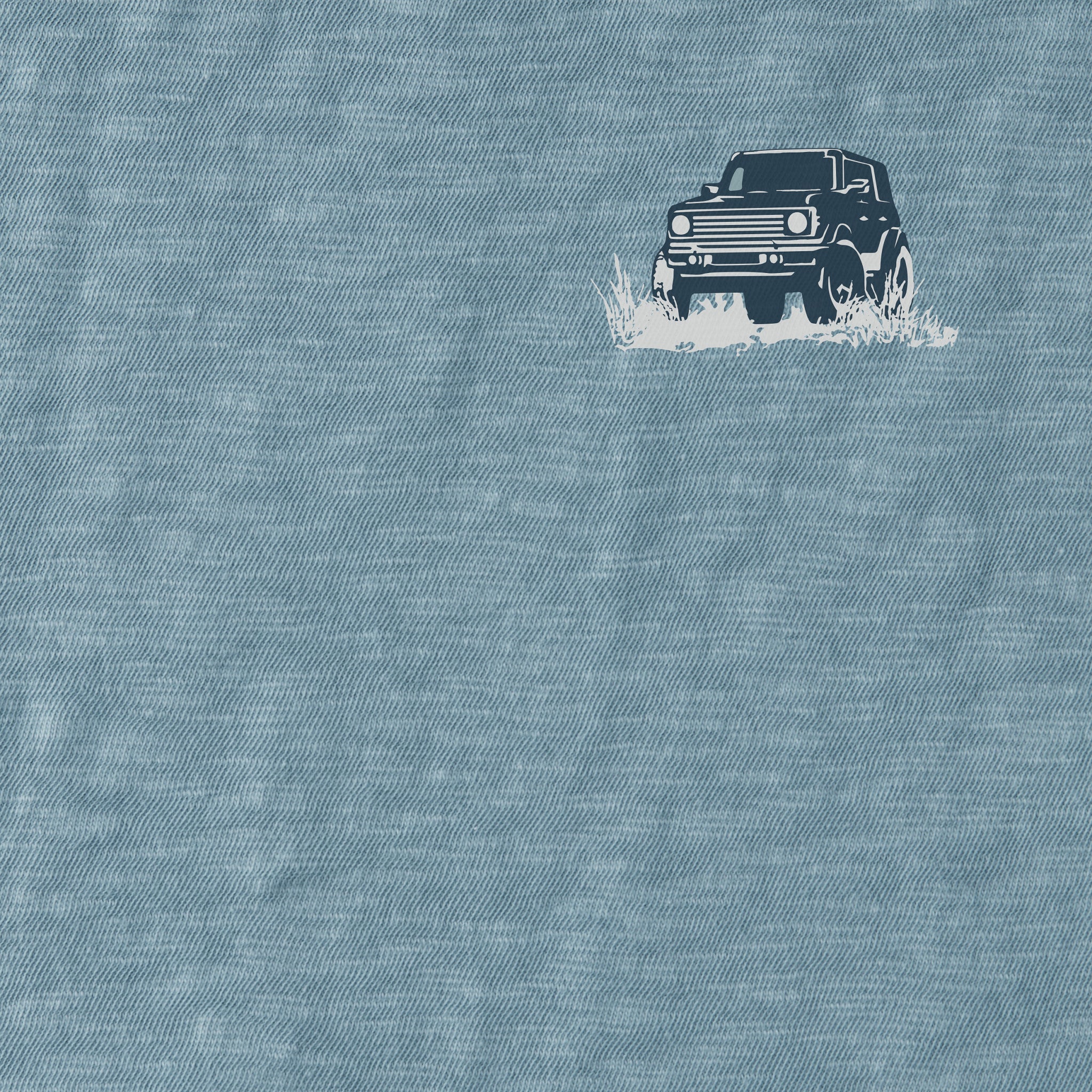 Men's ATV in the Woods Textured Slub Hoodie