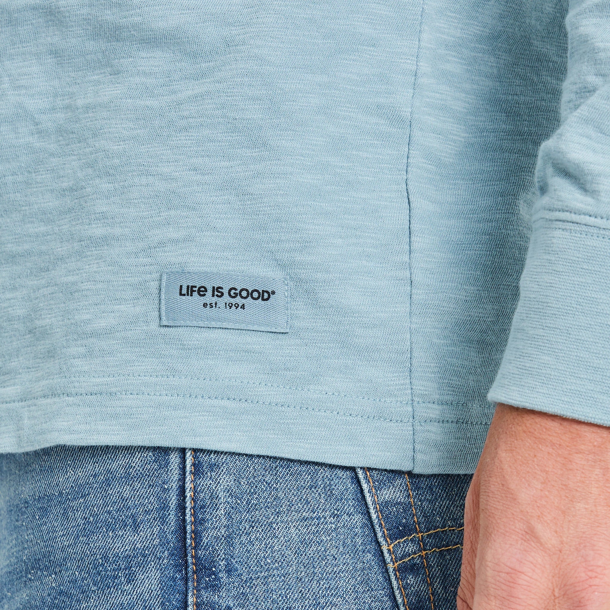 Men's ATV in the Woods Textured Slub Hoodie