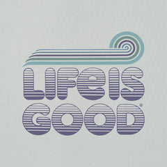 Men's Wave Life is Good Short Sleeve Sun Crusher Tee