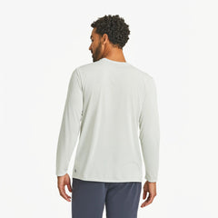 Men's Simple Fish Long Sleeve Sun Crusher Tee