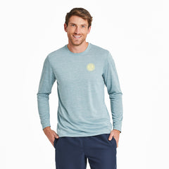 Men's Radiating Sun Long Sleeve Sun Crusher Tee
