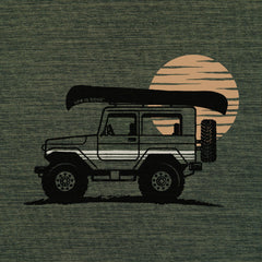 Men's ATV Canoe Long Sleeve Sun Crusher Hoodie