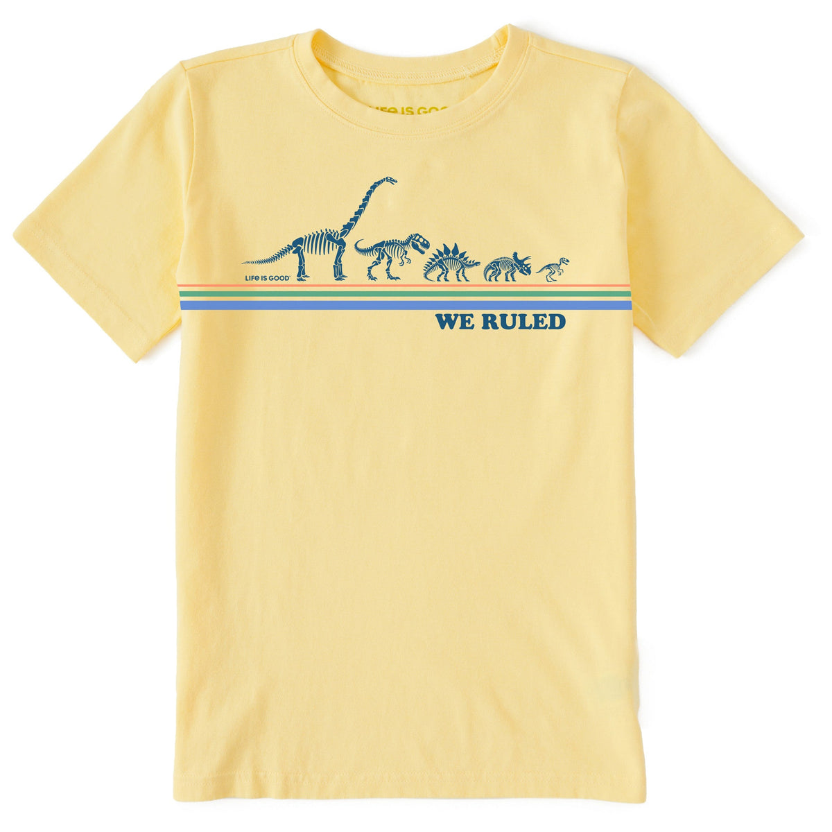 Kids We Ruled Dino's Short Sleeve Crusher Tee