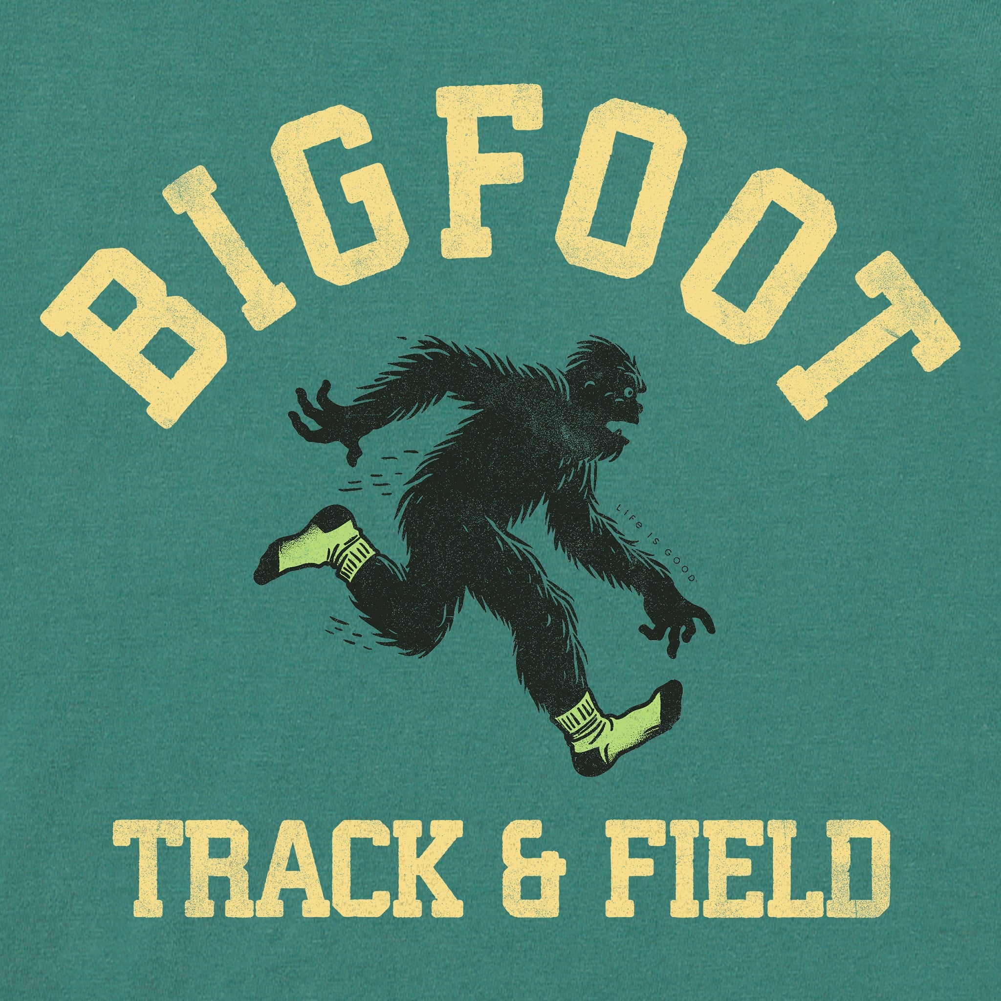 Kids Big Foot Track & Field Short Sleeve Crusher Tee