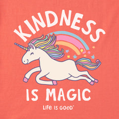 Kindness is Magic Unicorn Short Sleeve Toddler Crusher Tee