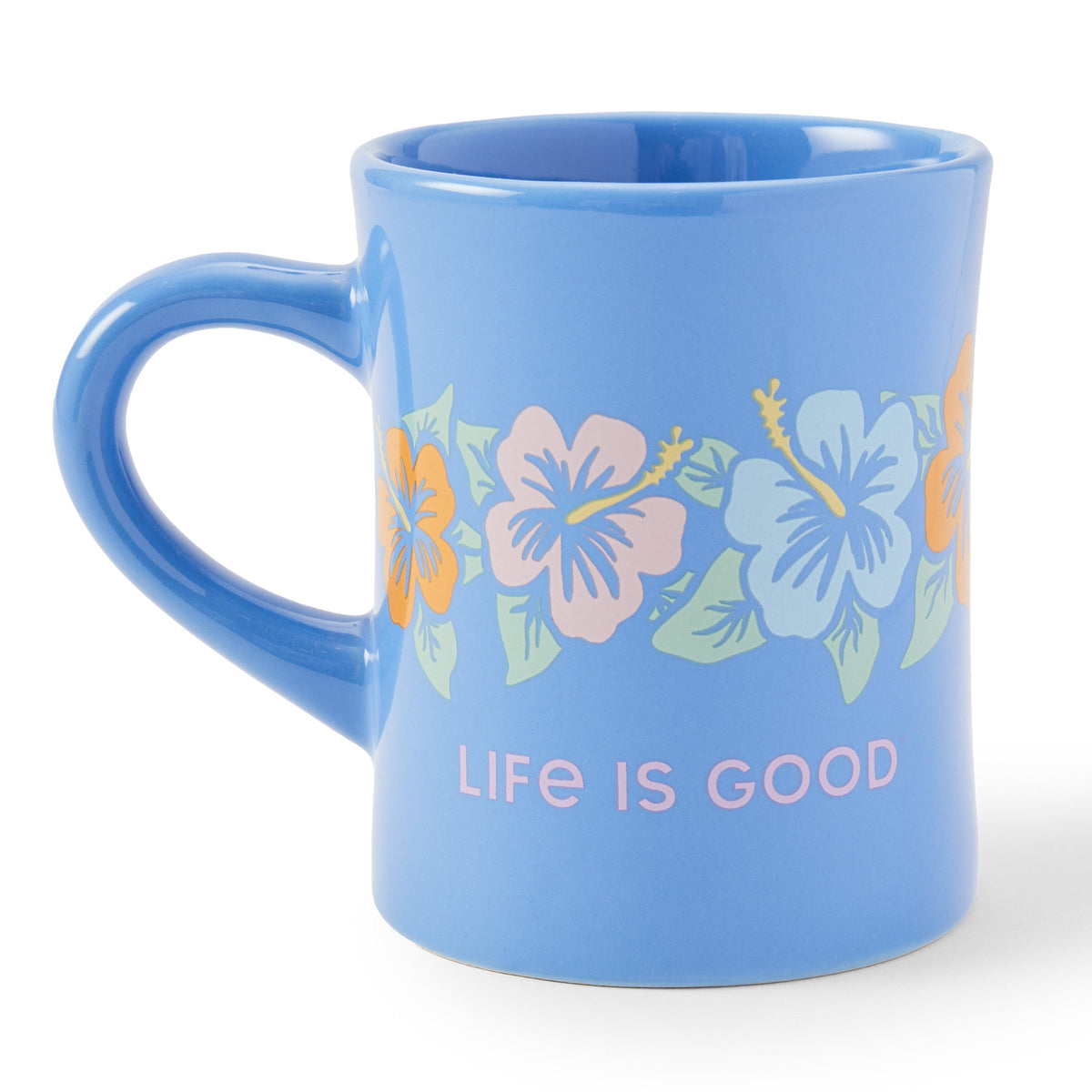 Row of Hibiscus Diner Mug