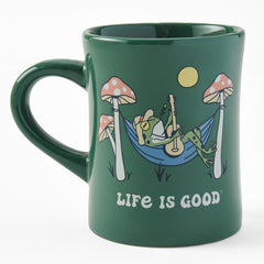 Frog Guitar Hammock Diner Mug