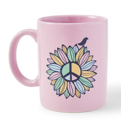 Peace Sign Flower Jake's Mug