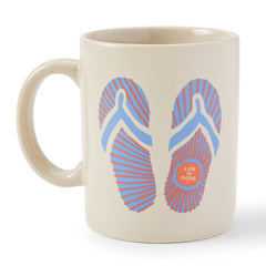 Sunburst Flip Flops Jake's Mug
