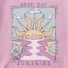 Women's Good Day Sunshine Ocean Short Sleeve Crusher Tee