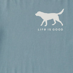 Men's Dog Walking Short Sleeve Crusher Tee