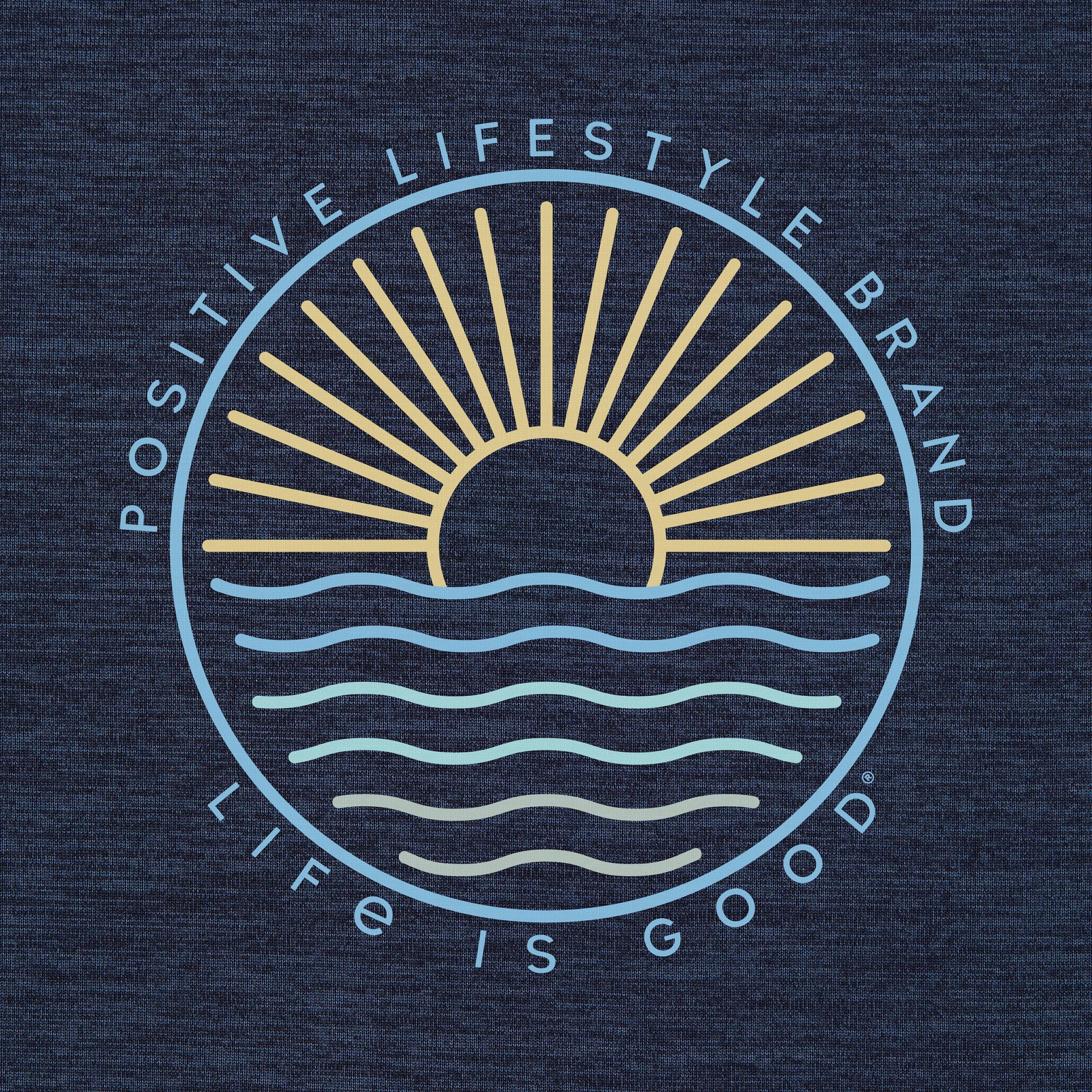 Men's Positive Lifestyle Sun & Waves Short Sleeve Sun Crusher Tee