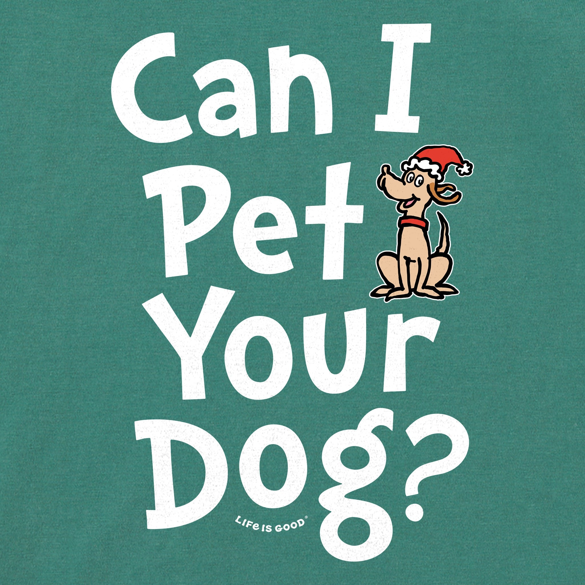 Women's Can I Pet Your Dog Max? Long Sleeve Crusher Tee