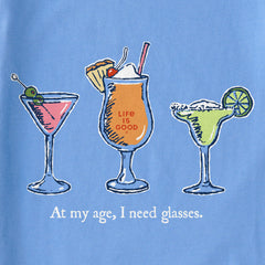 Women's I Need Glasses Cocktails Short Sleeve Tee