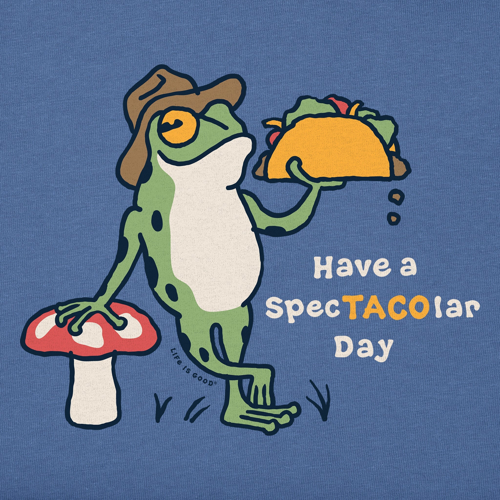 Kids SpecTACOlar Day Frog Short Sleeve Crusher Tee
