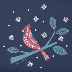 Women's Cardinal on Branch Long Sleeve Crusher Tee