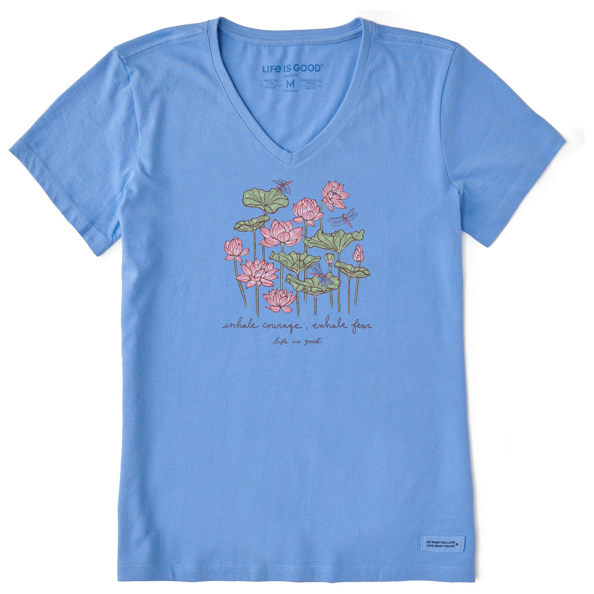 Women's Inhale Exhale Short Sleeve Crusher-LITE Vee