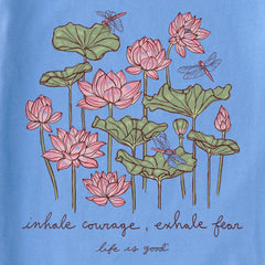 Women's Inhale Exhale Short Sleeve Crusher-LITE Vee