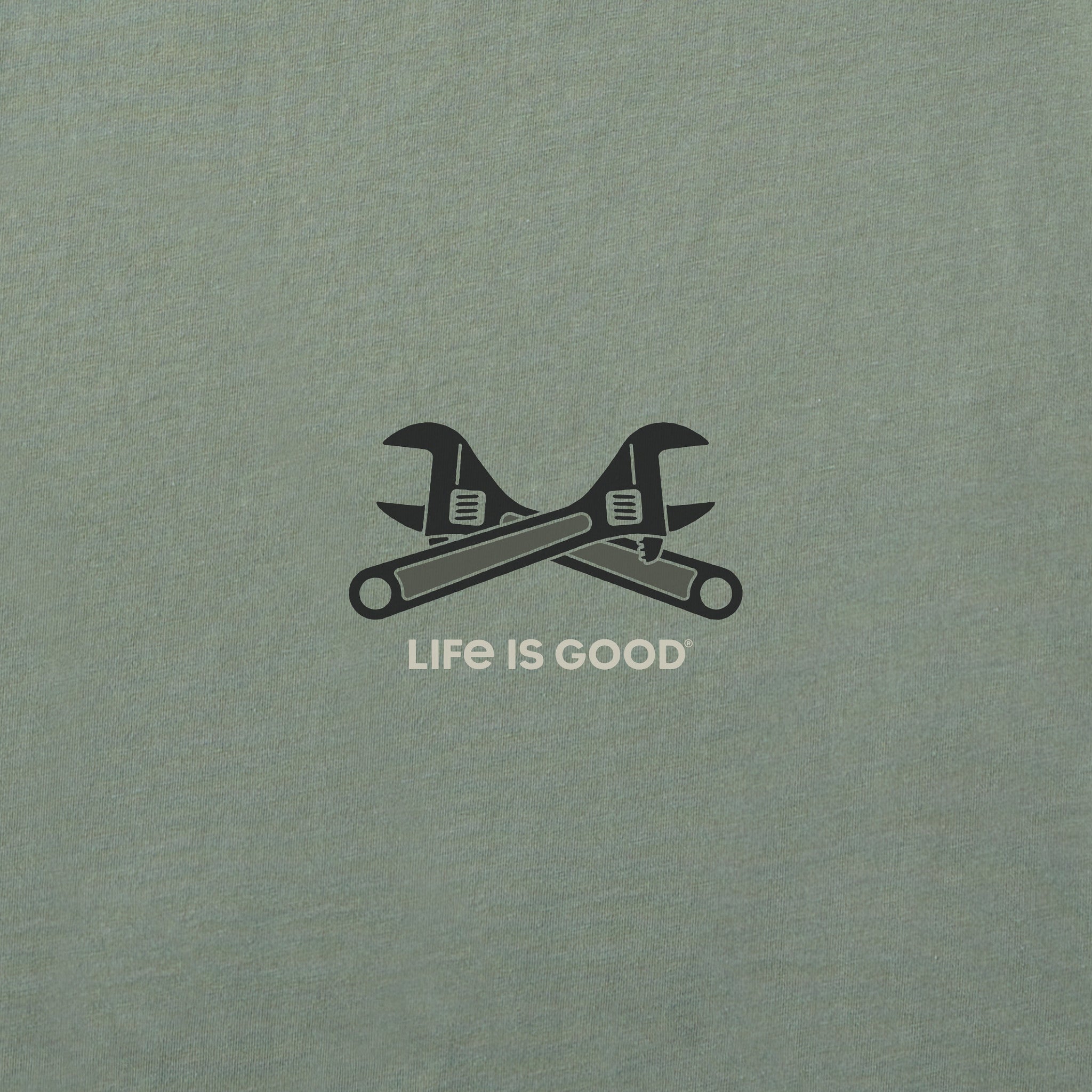 Men's I am the Warranty Long Sleeve Crusher Tee