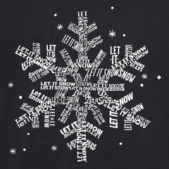 Women's Let It Snowflake Long Sleeve Crusher Vee