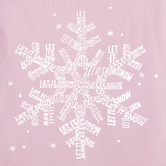 Women's Let It Snowflake Long Sleeve Crusher Vee