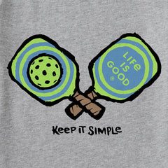 Women's Keep It Simple Pickleball Long Sleeve Crusher Vee