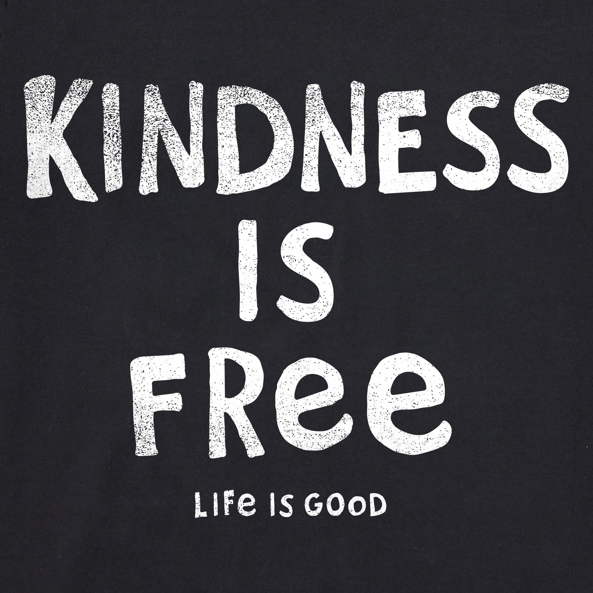 Women's Kindness is Free Long Sleeve Crusher Vee