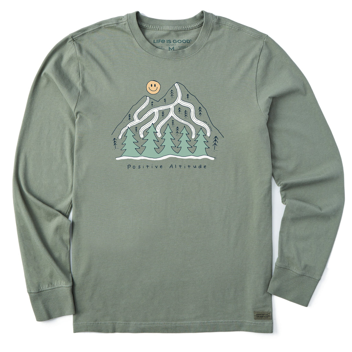 Men's Positive Altitude Mountain Long Sleeve Crusher Tee